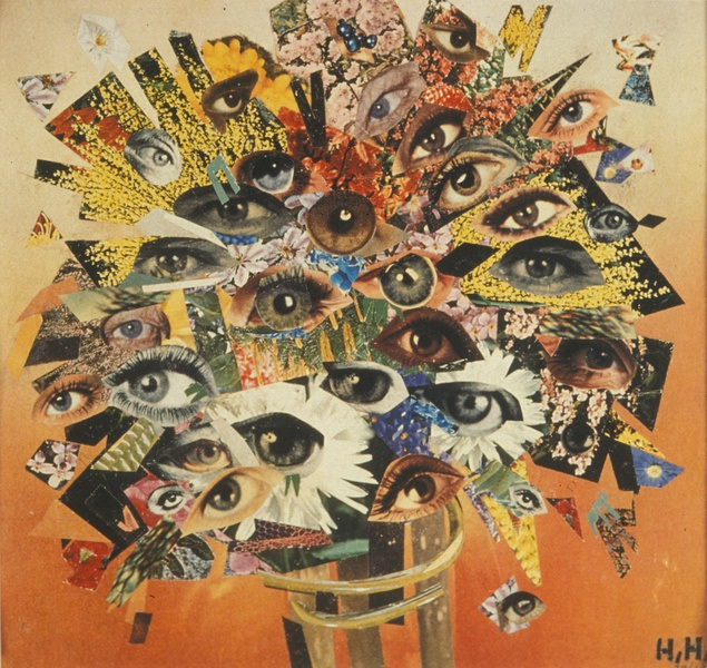 Hannah Höch, Bouquet Of Eyes, 1930, mixed-media photocollage,  31 5/8" x 39 1/2" (80.3 x 100.3 cm)