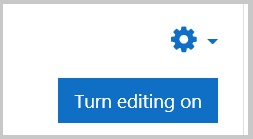 Turn Editing On button